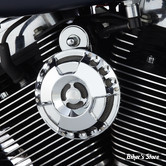 ECLATE K - PIECE N° 04 - KLAXON ARLEN NESS - SOFTAIL/DYNA/TOURING - DEEP CUT - CHROME