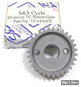 - DISTRIBUTION PAR PIGNONS - PIGNON S&S - PINION GEAR - TAILLE :+2 - PINION GEAR DOUBLE OVERSIZED - PLUS GRAND - 33-4160ZZ