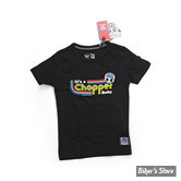 TEE-SHIRT - BOBBY BOLT - IT'S A CHOPPER BABY - NOIR