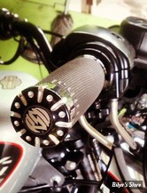 Poignees - Roland Sands Design - 84UP - Chrono - CONTRAST CUT - 0063-2036-BM