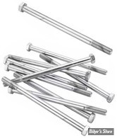 VIS TETE HEXAGONALE - 5/16"-24 X127MM / 5" - CHROME - LE PAQUET DE 10 PIECES