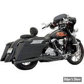 ECHAPPEMENT BASSANI - ROAD RAGE II B1 POWER SYSTEM 2EN1 - FLHT 95/12 - NOIR CERAMIQUE / EMBOUT BILLET NOIR / PARES CHALEUR CHROME