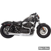 ECHAPPEMENT BASSANI - ROAD RAGE II MEGA POWER - SPORTSTER 2014up - SHORT - CHROME