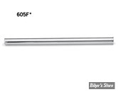 SILENCIEUX - STRAIGHT CUT - DIAMETRE EXTERNE : 47.60mm / LONGUEUR : 31" - PAUGHCO - FLARED TIP - 1"3/4 - CHROME - 605F