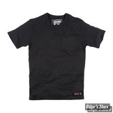 TEE-SHIRT - JESSE JAMES - JJ - INDUSTRY POCKET - COULEUR : NOIR - TAILLE 2 / S - NEUF - NI REPRIS - NI ÉCHANGÉ