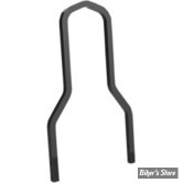 SISSY BAR - DRAG SPECIALTIES - SQUARE BAS 10" -  largeur 8" 3/4 - NOIR BRILLANT