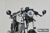 RETRO DAYTONA -  RETROVISEUR DAYTONA - TYPE 10 - POUR GUIDON DE Ø 22.00MM / 7/8" OU 25.40MM / 1" - NOIR - COURT - 89816 - LA PAIRE