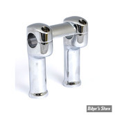 32MM - RISERS MCS - HAUTEUR 5" - CHROME