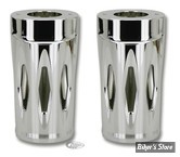 ECLATE N - PIECE N° 68 - COUVRES TUBES DE FOURCHE - ZODIAC - SOFTAIL FLSTF / FLSTN 90UP - SPITFIRE - CHROME