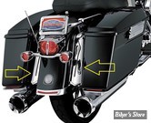 ACC - PANNEAUX ARRIERE DE SACOCHES - TOURING 95/08 - KURYAKYN - SADDLEBAG FILLER PANELS - CHROME - 1192