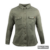 VESTE - JOHN DOE - MOTOSHIRT XTM - VERT OLIVE