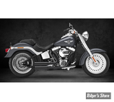 ECHAPPEMENT COMPLET KESSTECH - SOFTAIL 103CI 2017 - 2IN2 3" - SHOTGUN LOW - ESE - FINITION : NOIR / EMBOUT : Straightcut NOIR - 172-5109-758 - ECE