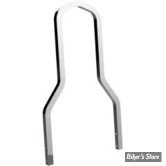SISSY BAR - DRAG SPECIALTIES - SQUARE BAS 10" - LARGEUR 8" 3/4 - CHROME