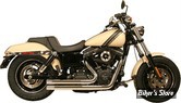 ECHAPPEMENT RUSH - FULL SYSTEM - SHORT STYLE - DYNA 06/17 - STRAIGHT CUT - CHROME