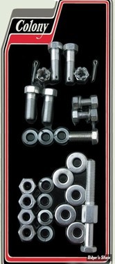 DOC A / 13 - KIT DE VISSERIE BIGTWIN 36/64 - CHROME - COLONY - 8231-26