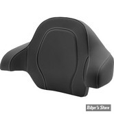 DOSSIER DE TOUR PACK - KING - TOURING 14UP - SADDLEMEN - ROADSOFA CF - TOUR PACK BACKREST PAD - NOIR  / COUTURES : NOIR FIBRE DE CARBONE - 814-07-TPACK-CF