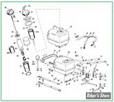  ECLATE A - PIECE n° 00 - ECLATE DES PIECES DE RESERVOIR D'HUILE - BIGTWIN 1965/1984