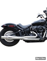 - ECHAPPEMENT THUNDERHEADER - SOFTAIL FLHC/FLSB 18UP - X-SERIES HIGH PIPE 2EN1 - CHROME - 1363X