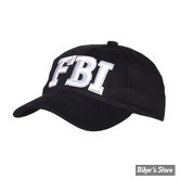 CASQUETTE - FOSTEX - BASEBALL CAP - FBI - NOIR