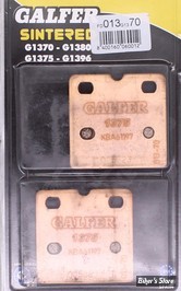 - PLAQUETTES DE FREIN ARRIERE - OEM 0000000 - GALFER - METAL FRITTE - FD013G1370