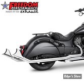 ECHAPPEMENT - FREEDOM PERFORMANCE - INDIAN CHIEF CLASSIC 14UP - SHARKTAIL TRUE DUALS - LONG UPSWEPT - CHROME - IN00103