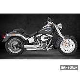 ECHAPPEMENT COMPLET KESSTECH - SOFTAIL 103CI 2017 - 2IN2 3" - SHOTGUN LOW STAGGERED - ESE - FINITION : CHROME / EMBOUT : Stainless Long chromé - 173-5109-746 - ECE