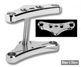 KIT TES LARGES - ACCUTRONIX - WIDE GLIDE - DYNA FXDWG 06UP - CHROME - ANGLE D'INCLINAISON : 3°
