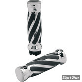 POIGNEES PRO ONE - CRUISER GRIP - HONDA 82UP - TWISTED- CHROME