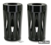 ECLATE N - PIECE N° 68 - COUVRES TUBES DE FOURCHE - ZODIAC - SOFTAIL FLSTF / FLSTN 90UP - SPITFIRE - NOIR