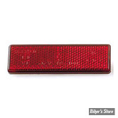 REFLECTEUR / CATADIOPTRE - 90 MM X 25 MM - B-SEEN - RECTANGLE - ROUGE