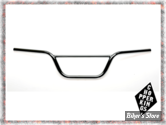 GUIDON BMX / MOTO STYLE - CHOPPER KINGS - BMX 15 - HAUTEUR : 15 CM - SANS EMPREINTES - AVEC PERCAGES - TÜV - CHROME