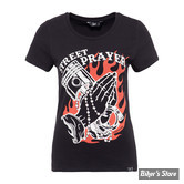 TEE-SHIRT - QUEEN KEROSIN - STREET PRAYER - NOIR - TAILLE XL