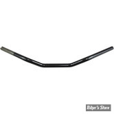 GUIDON CUSTOM - DRAG SPECIALTIES - SUPER BAR - AVEC EMPREINTES / TBW  - NOIR BRILLANT