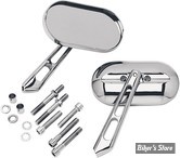 RÉTROVISEURS KURYAKYN - MAGNUM MIRRORS - SMALL - CHROME - 1428 - LA PAIRE