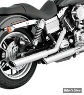 Silencieux Vance & Hines Twin Slash - Dyna 91/16 - Chrome - 16837