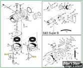 PIECE  N° 00 - CARBURATEUR S&S SUPER B  : ECLATE DU CARBURATEUR S&S SUPER B