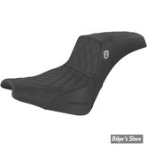 SELLE DUO - SOFTAIL FXBB 18UP / FXST 20UP - SADDLEMEN - Pro Series SDC Performance Grip Seat - NOIR 