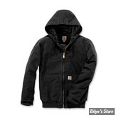 BLOUSON - CARHARTT - WASHED DUCK INSULATED ACTIVE - NOIR