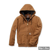 BLOUSON - CARHARTT - WASHED DUCK INSULATED ACTIVE - MARRON