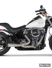 - ECHAPPEMENT - TWO BROTHERS RACING - SOFTAIL M8 FXBB / FXLR / FXFB / FLDE / FLSL - COMP-S 2/1 - ACIER INOX / EMBOUT : CARBONE - 005-4960199