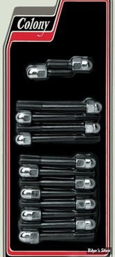 ECLATE F - PIECE N° 12 - KIT VISSERIE DE CULBUTEURS XL 77/85 - OEM 4710 / 4014W / 6316HW / 341 - ACORN - CHROME