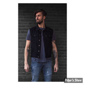 GILET SANS MANCHE - MCS - STONEWASHED DENIM BLACK - NOIR