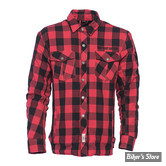 VESTE - WCC - DOMINATOR - RIDING FLANNEL SHIRT - ROUGE / NOIR