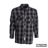 VESTE - WCC - DOMINATOR - RIDING FLANNEL SHIRT - GRIS / NOIR