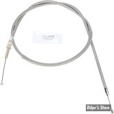 CABLE D'EMBRAYAGE POUR BIGTWIN - LONGUEUR : 129.50 CM - OEM 38599-83 / A - BARNETT - 51 " - INOX - 102-30-10004