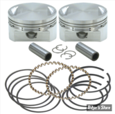 ECLATE G - PIECE N° 20 - KIT PISTONS - ALESAGE : 3 1/2" - S&S - BIGTWIN 84/99 - 89" / 3 1/2" Bore Forged Stroker Piston Kit - COTE : +0.010- 106-5555