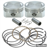 ECLATE G - PIECE N° 20 - KIT PISTONS - ALESAGE : 3 1/2" - S&S - BIGTWIN 84/99 - 89" / 3 1/2" Bore Forged Stroker Piston Kit - COTE : +0.020 - 106-5556