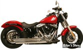 ECHAPPEMENT RUSH - FULL SYSTEM - CROSSOVER - SOFTAIL 86/17 - ANGLE TIP - CHROME