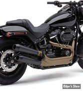 SILENCIEUX COBRA - SOFTAIL MILWAUKEE EIGHT 18UP - EL DIABLO SLIP-ONS - NOIR - 6046B