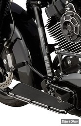 - ECLATE Y - PIECE N° 01 - KIT PLATEFORMES CONDUCTEUR - SOFTAIL 86UP / FLT 84UP - ARLEN NESS - BEVELED - NOIR